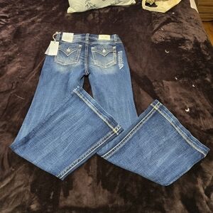 Miss Me Flare Jeans in Classic Blue